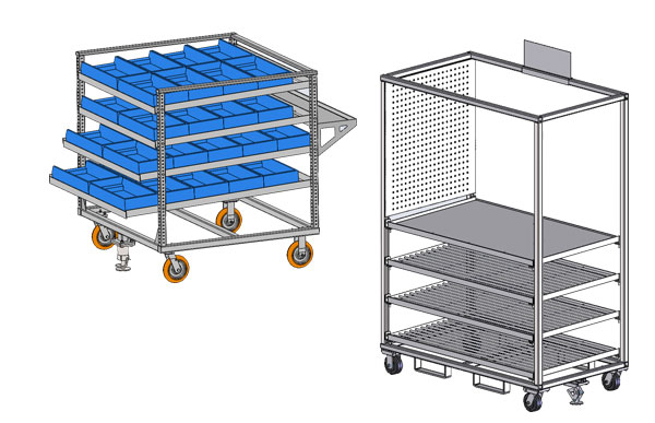 3D Designs of Racks