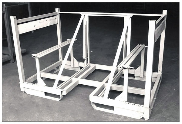 Industrial Returnable Steel Shipping Racks