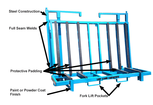 Industrial Glass Racks